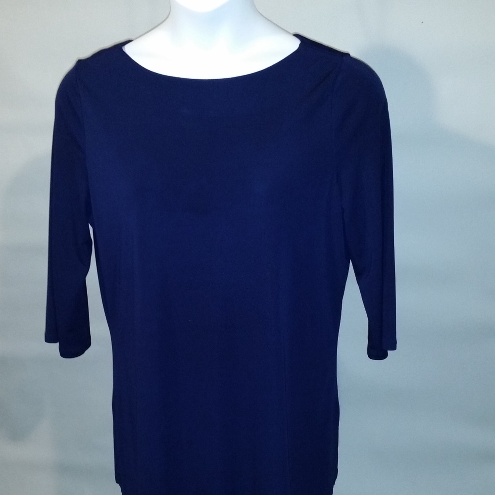 Ralph Lauren Navy Tunic Top 1X